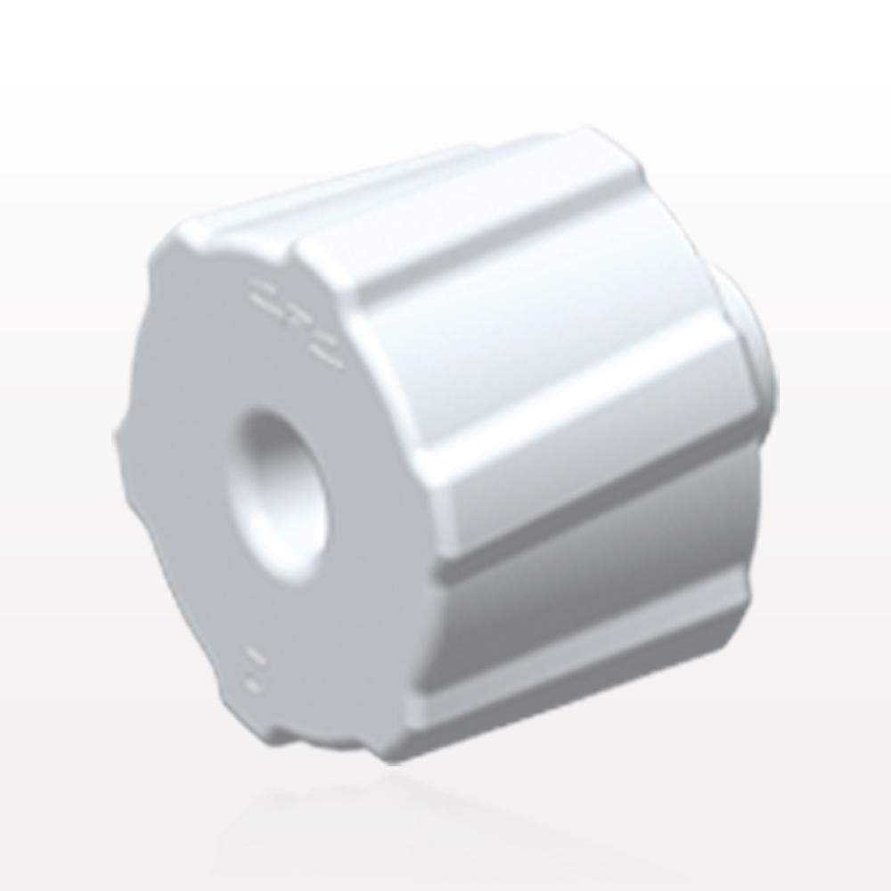 Male Luer Cap, Non-Vented, White, 100/Bag