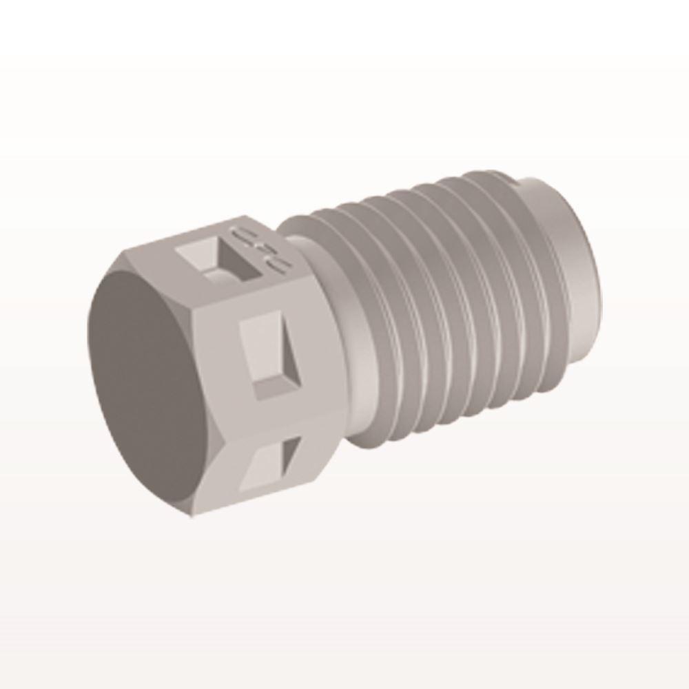 Threaded Plug, Natural, 100/Bag
