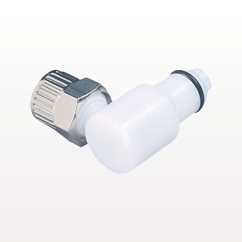 PLC Connector, Elbow Insert, Non-Valved, Ferruleless