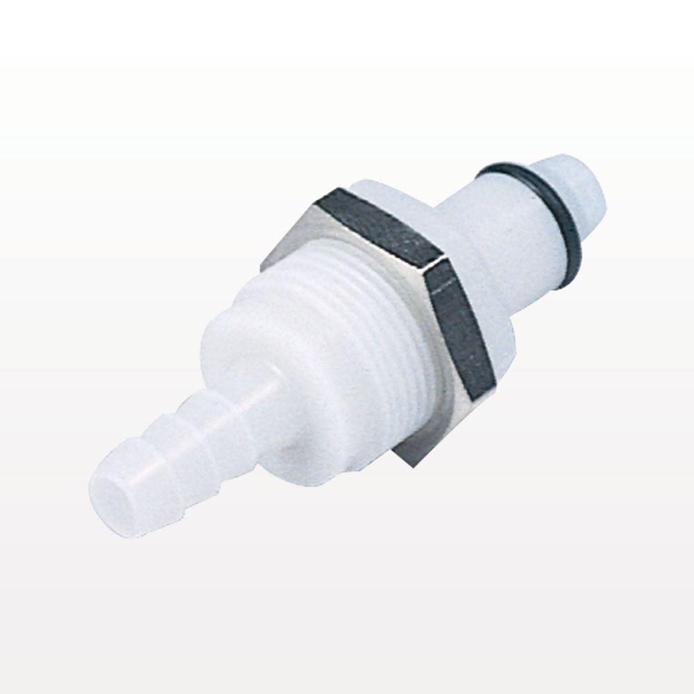 PLC Connector, Panel Mount Insert, Non-Valved, Barbed