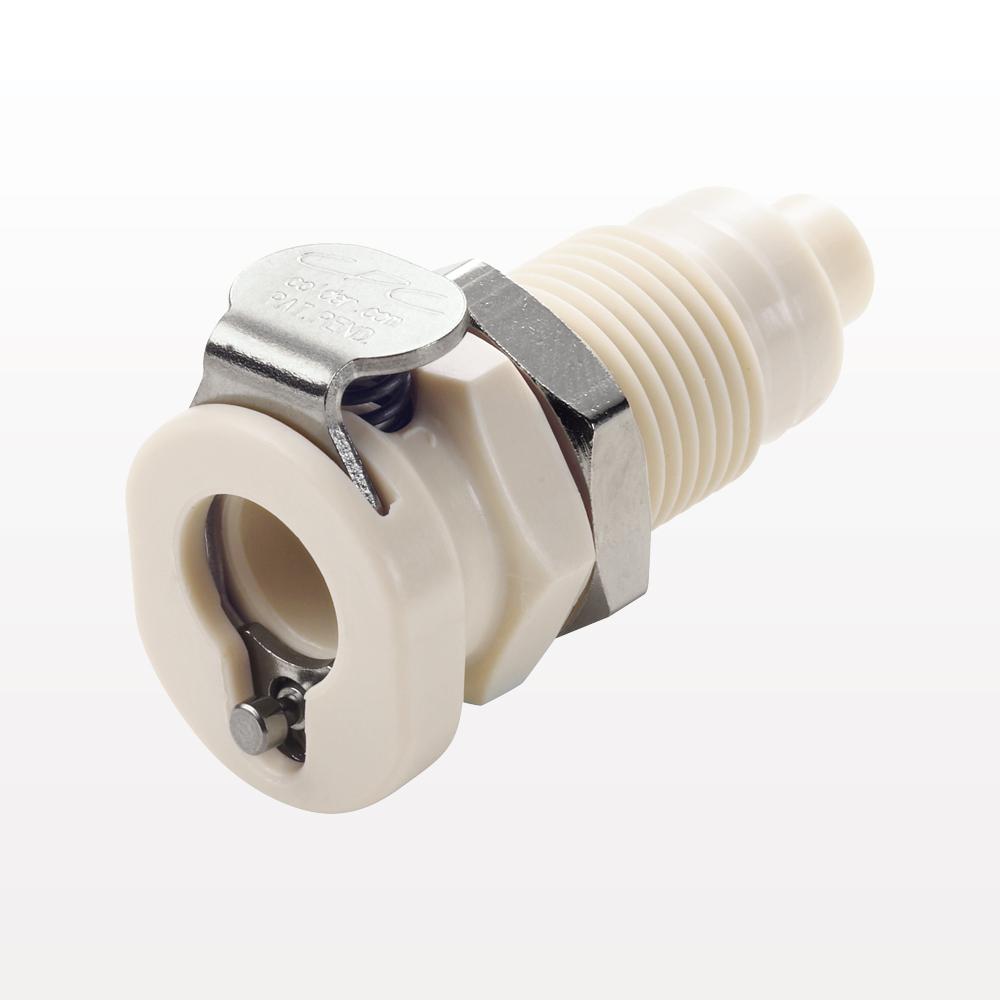 PMC12 Connector, Panel Mount Body, Non-Valved, Barbed