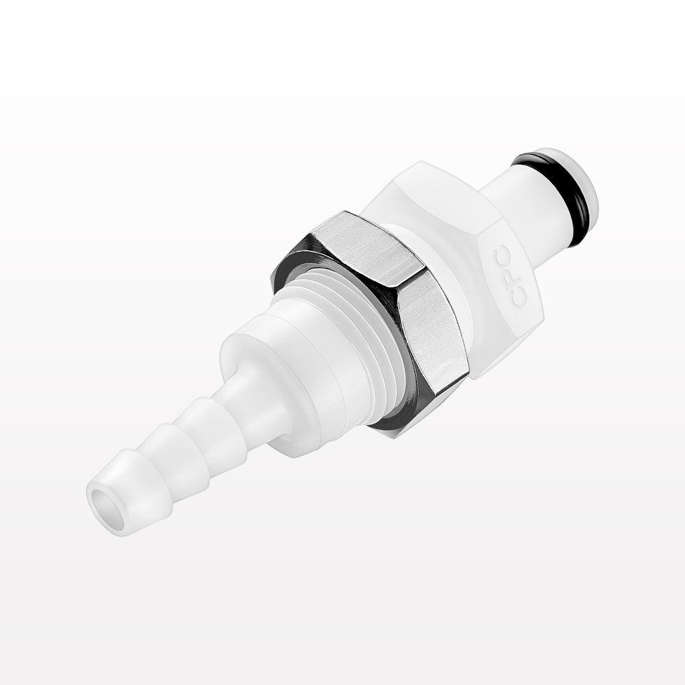 PMC Connector, Panel Mount Insert, Non-Valved, Barbed