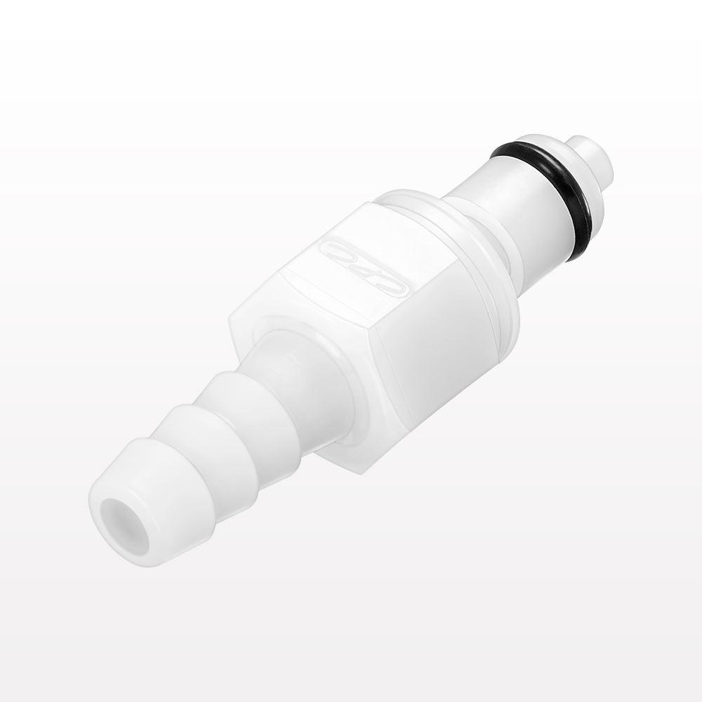 PMC Connector, Insert, Valved, Barbed