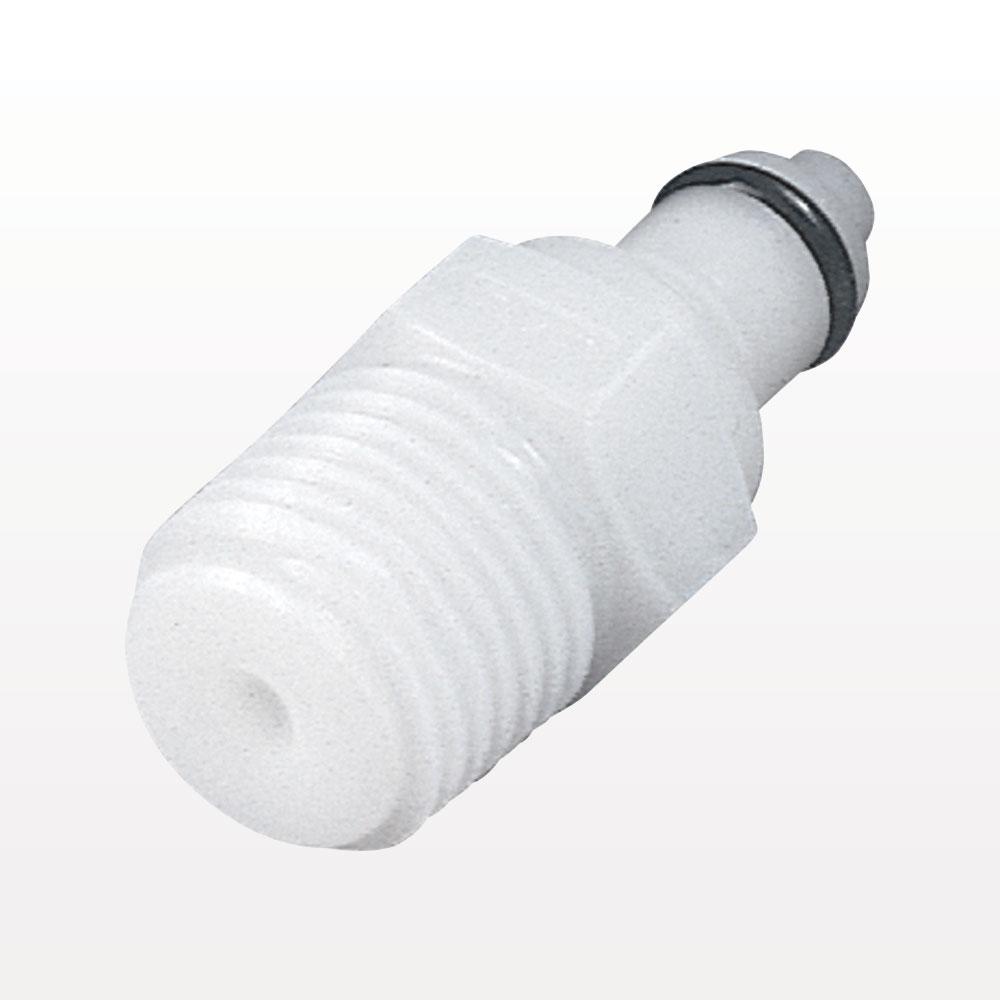 PMC Connector, Insert, Valved, Threaded