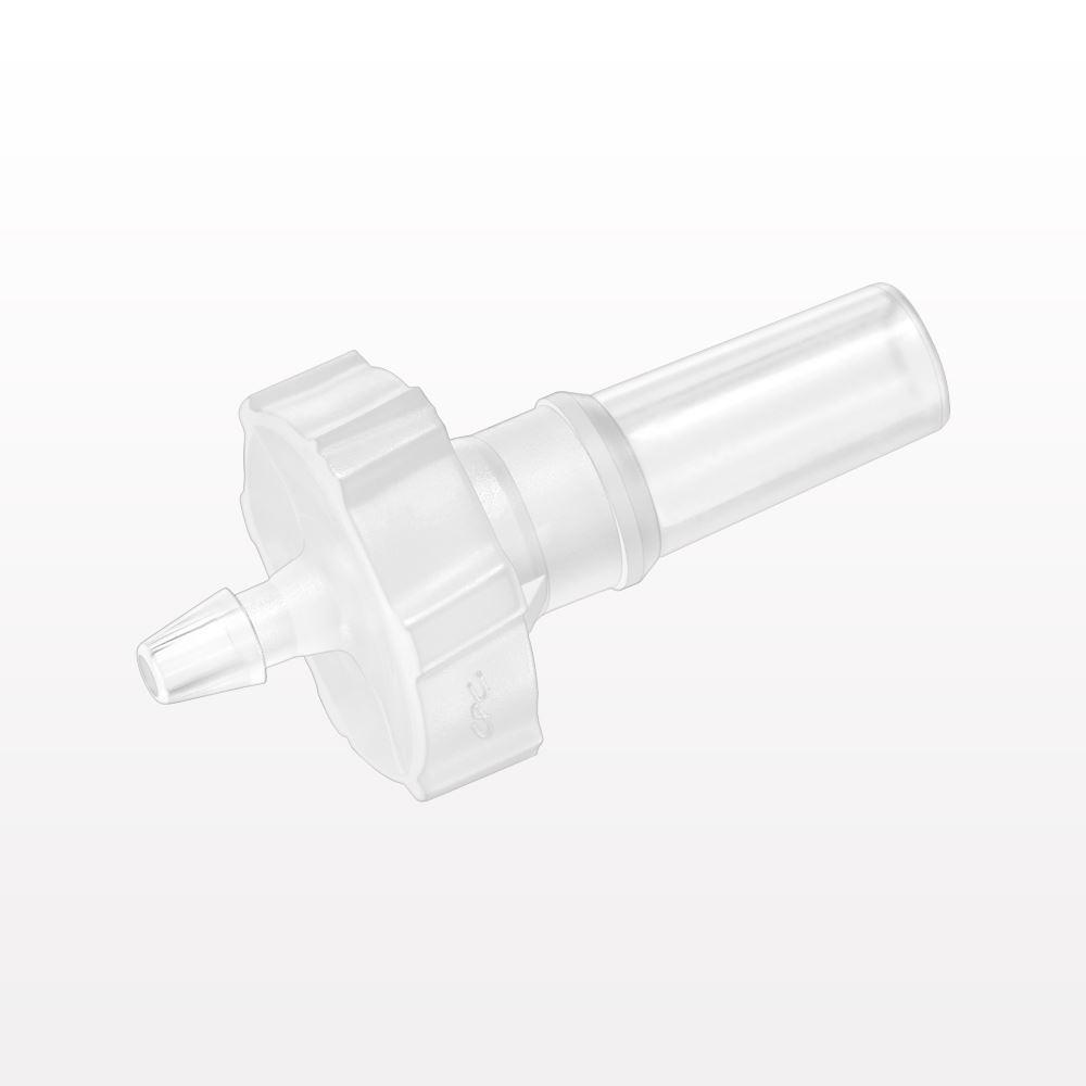 Male Luer Slip, Barbed, Natural, 100/Bag