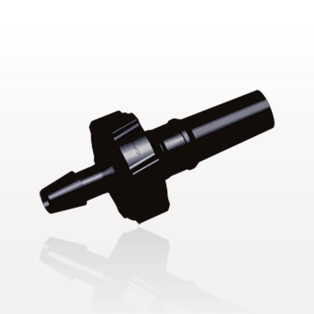 Male Luer Slip, Barbed, Black, 100/Bag