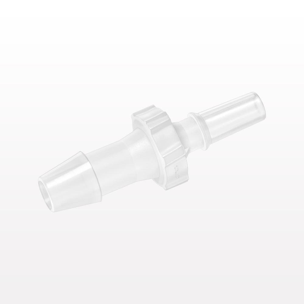 Male Luer Slip, Barbed, Natural, 100/Bag