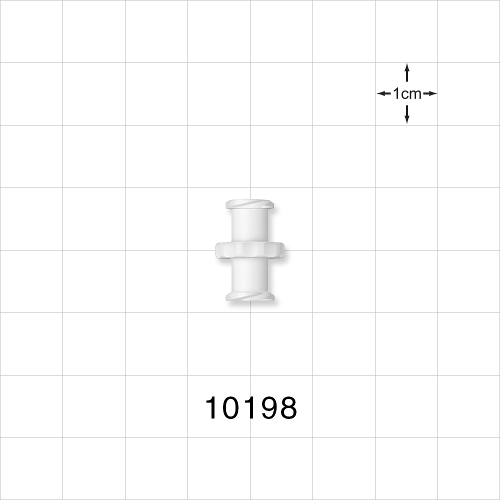 Female Luer Lock, Female Luer Lock, White