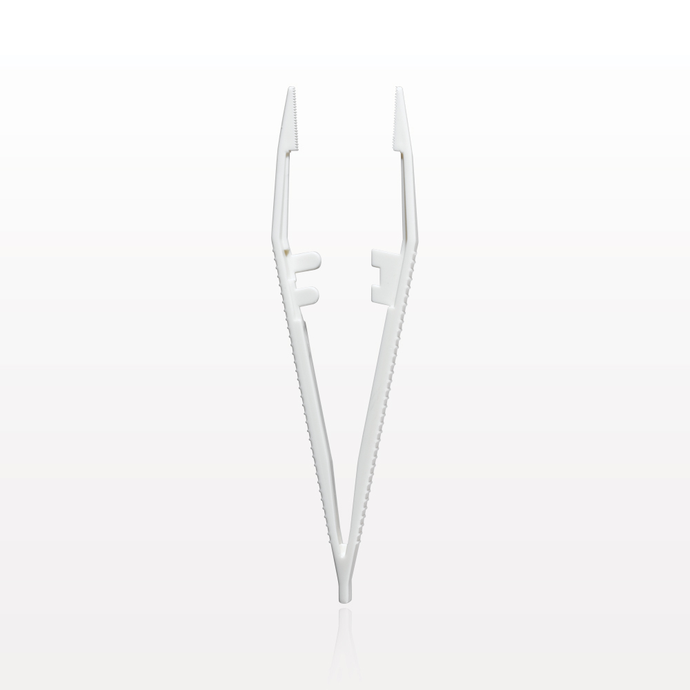 Single-Use Tweezer Forceps, Natural