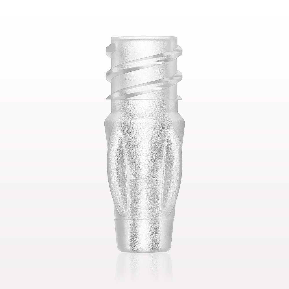 Female Luer Lock, Tubing Port, Clear
