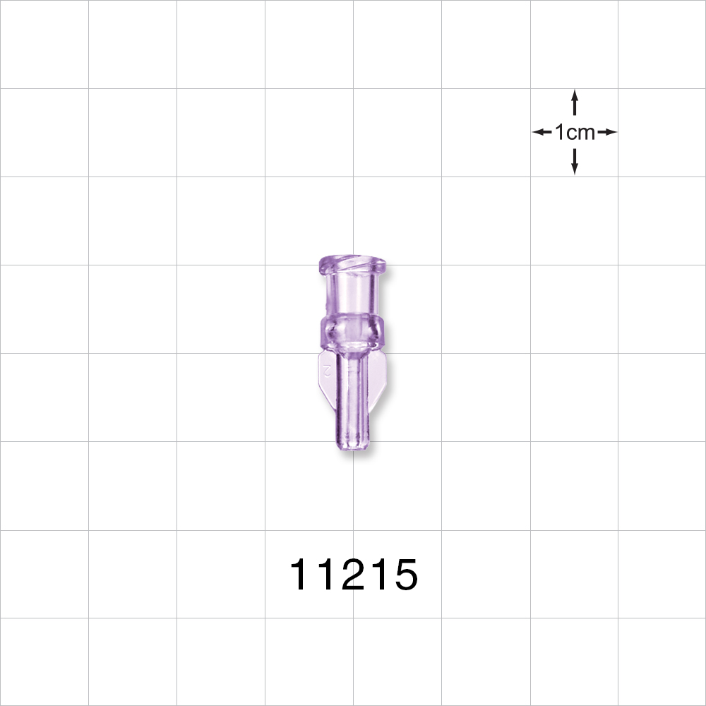 Female Luer Lock, Tubing Port, Clear