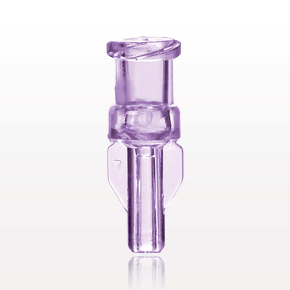 Female Luer Lock, Tubing Port, Clear