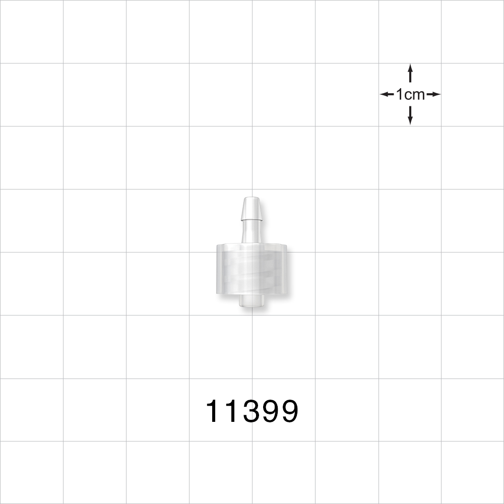 Male Luer Lock, Barbed, Natural