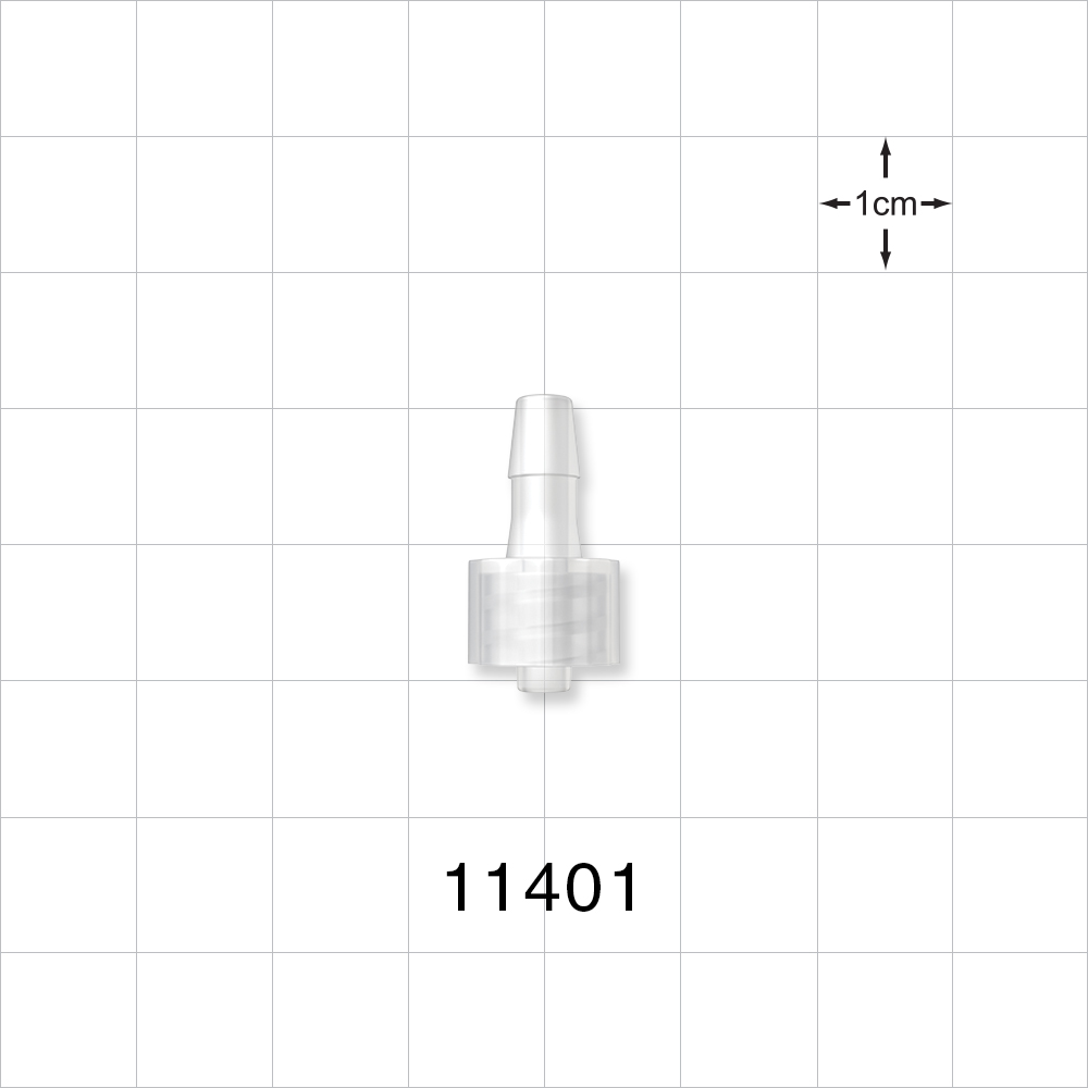 Male Luer Lock, Barbed, Natural