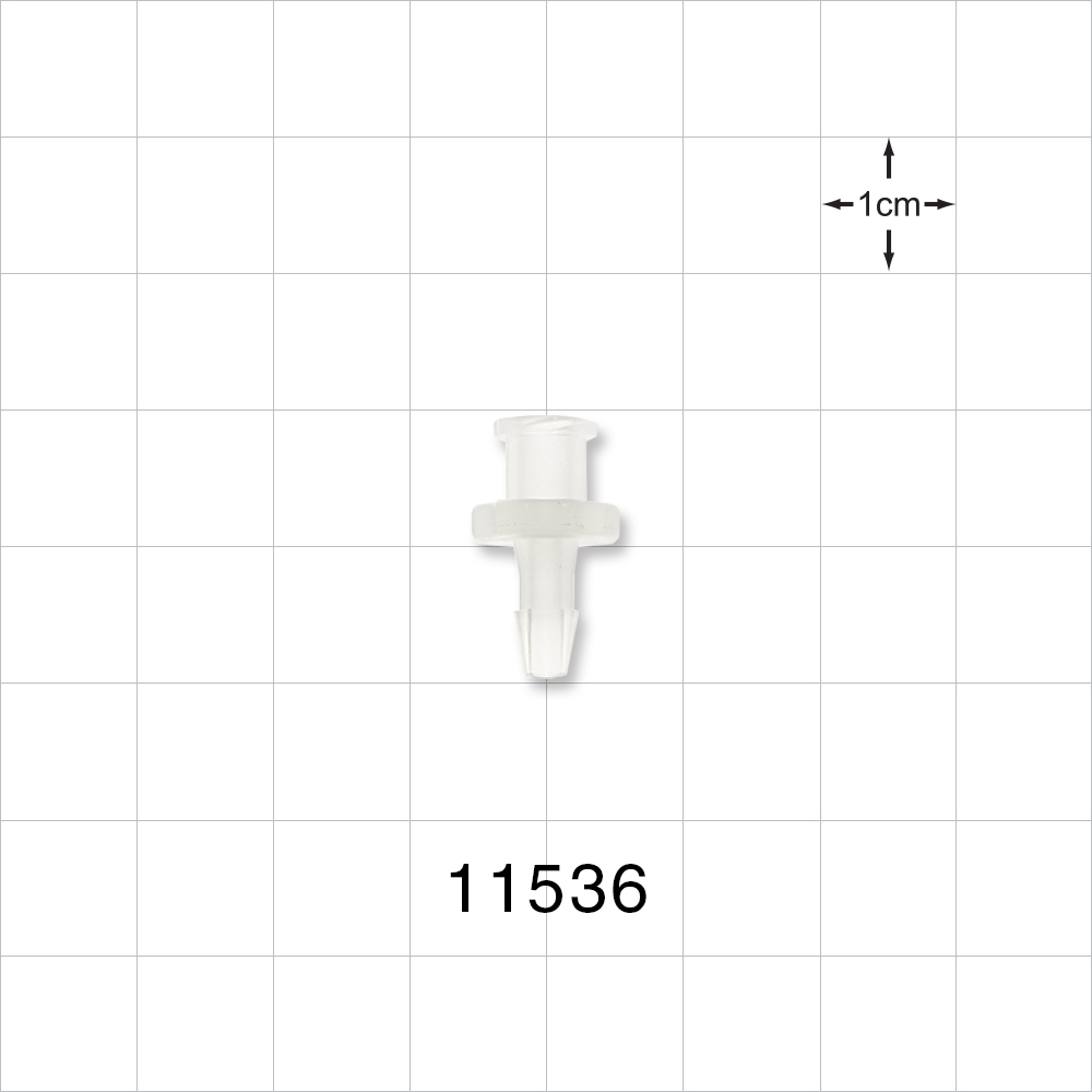Female Luer Lock, Barbed, Natural