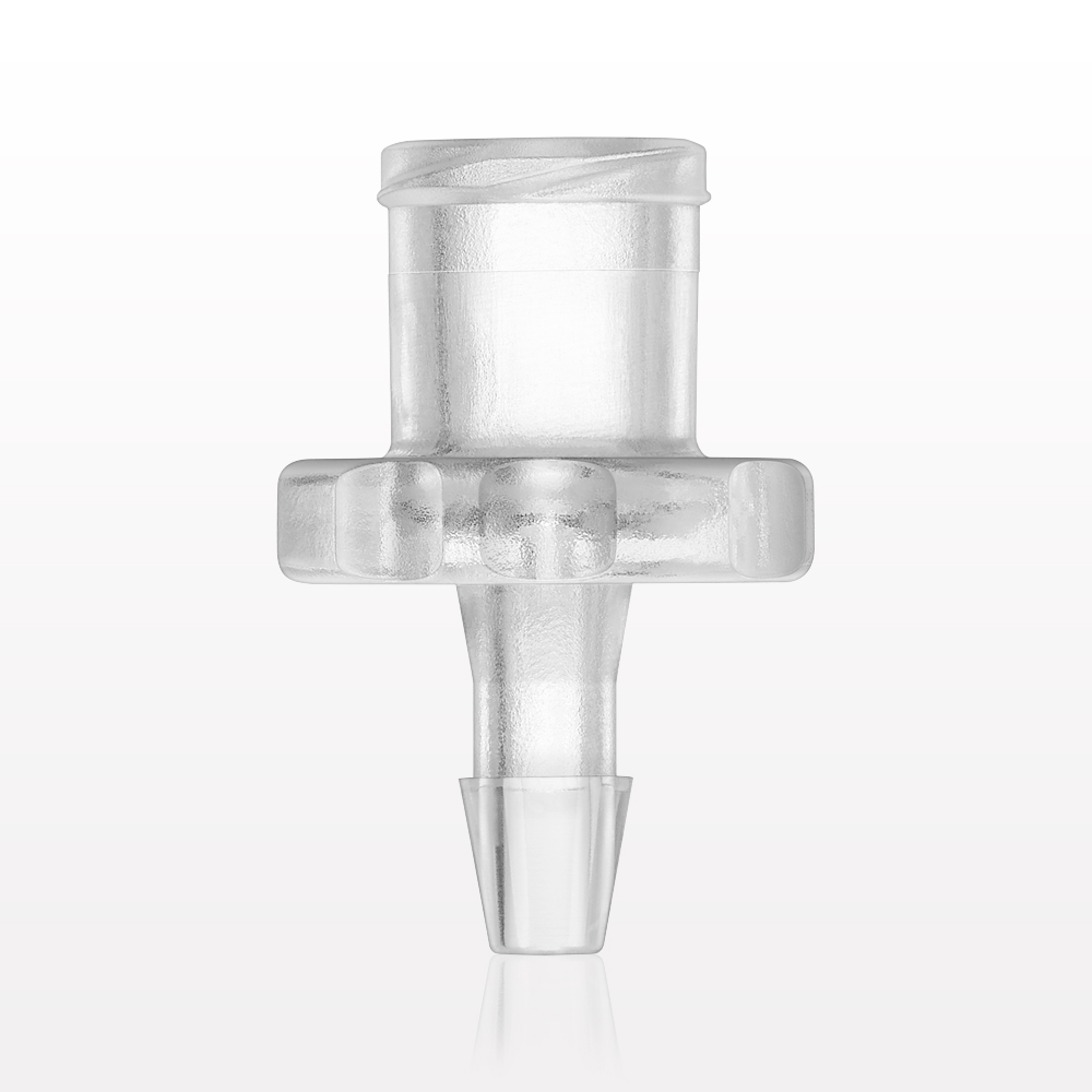 Female Luer Lock, Barbed, Clear
