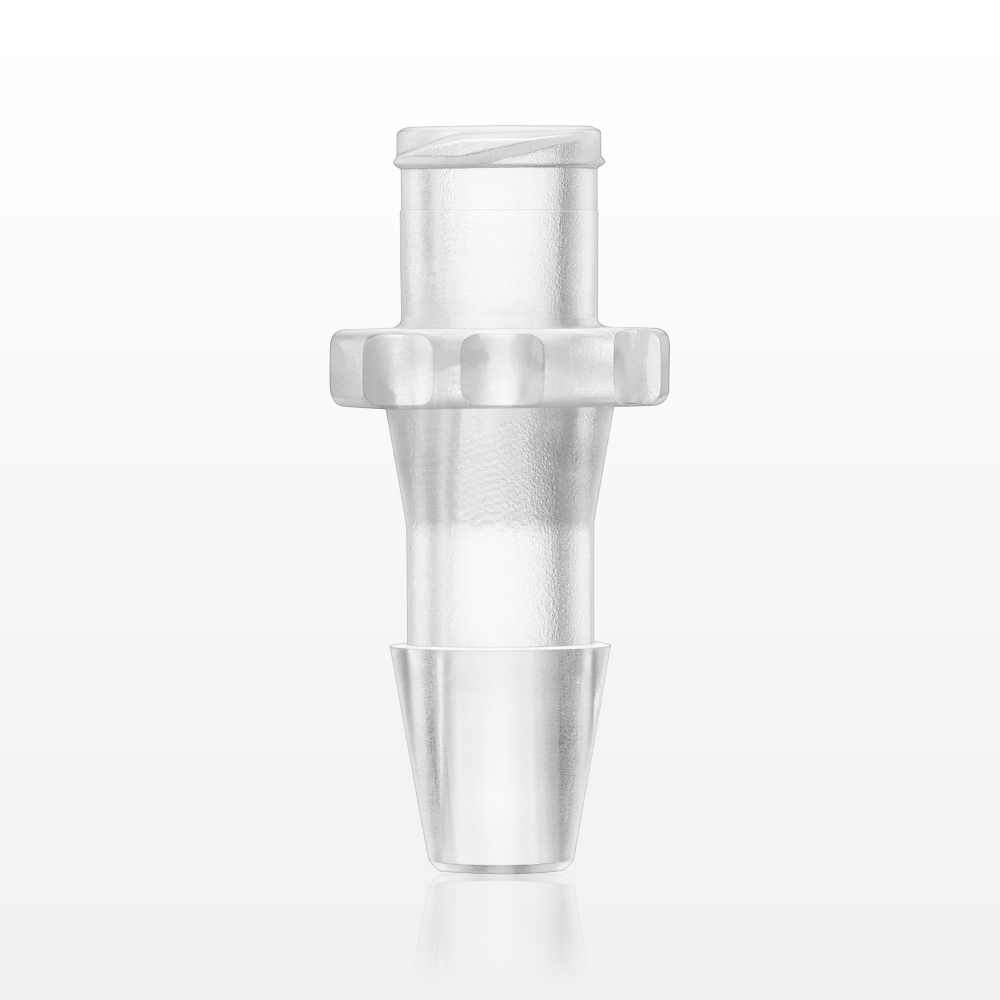 Female Luer Lock, Barbed, Clear