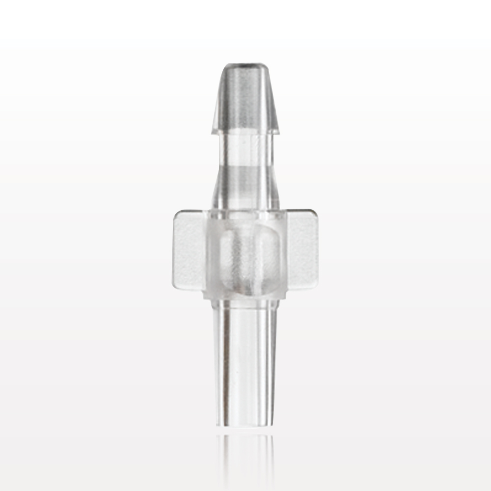 Male Luer Slip, Barbed, Clear