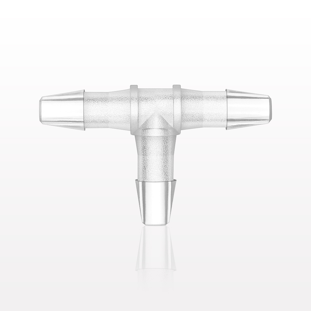 T Connector, Barbed, Natural