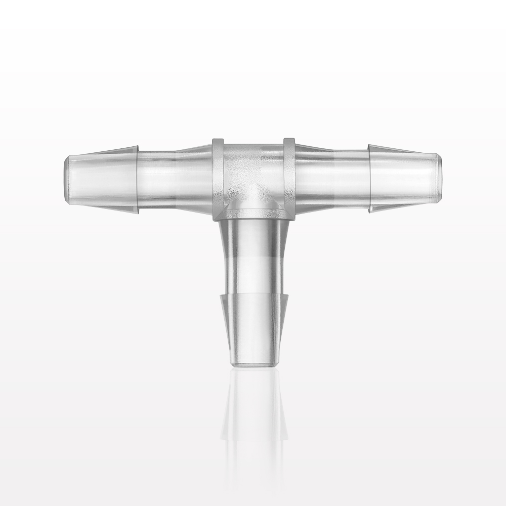 T Connector, Barbed, Natural