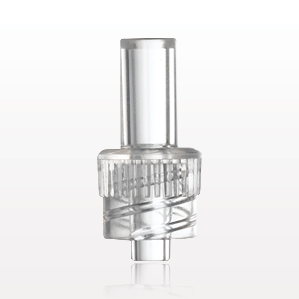 Male Luer Lock, Tubing Port, Clear
