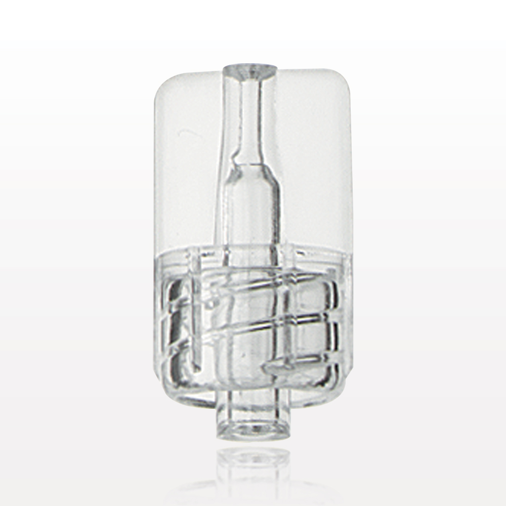 Male Luer Lock, Tubing Port, Clear