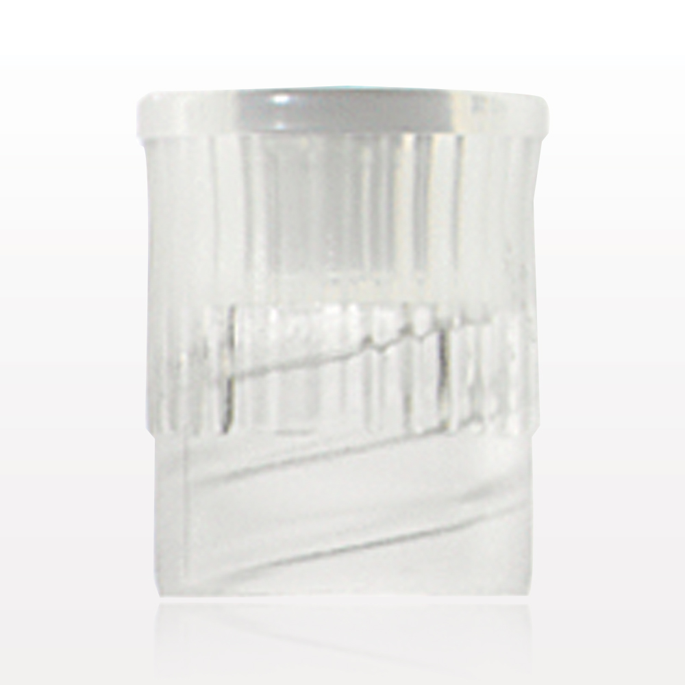 Stemless Male Luer Cap, Vented w/Hydrophobic Filter, Natural