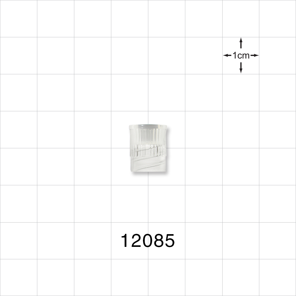Stemless Male Luer Cap, Vented w/Hydrophobic Filter, Natural