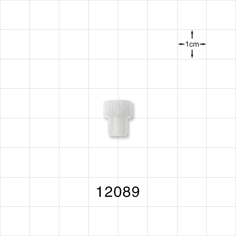Female Luer Cap, Vented w/Hydrophobic Filter, Natural