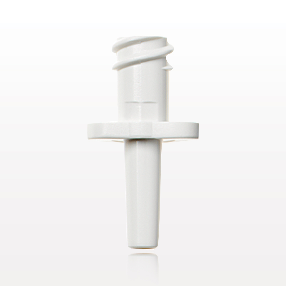 Female Luer Lock, Tubing Port, White