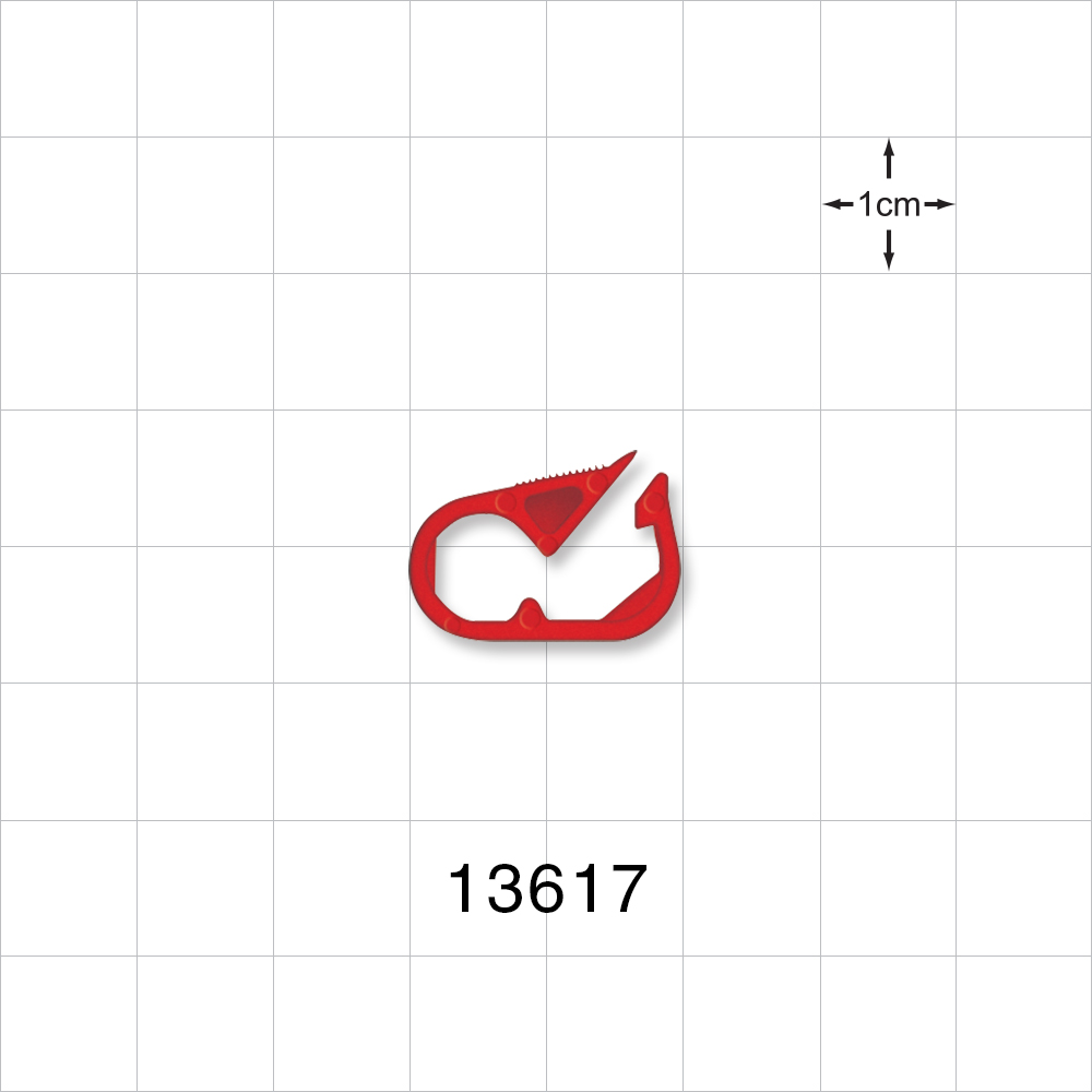 Pinch Clamp, Red