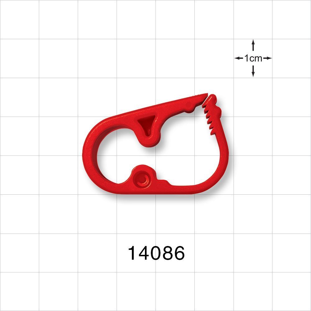 Pinch Clamp, Ratchet-Style, Red