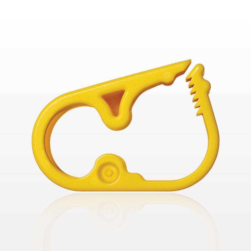 Pinch Clamp, Ratchet-Style, Yellow