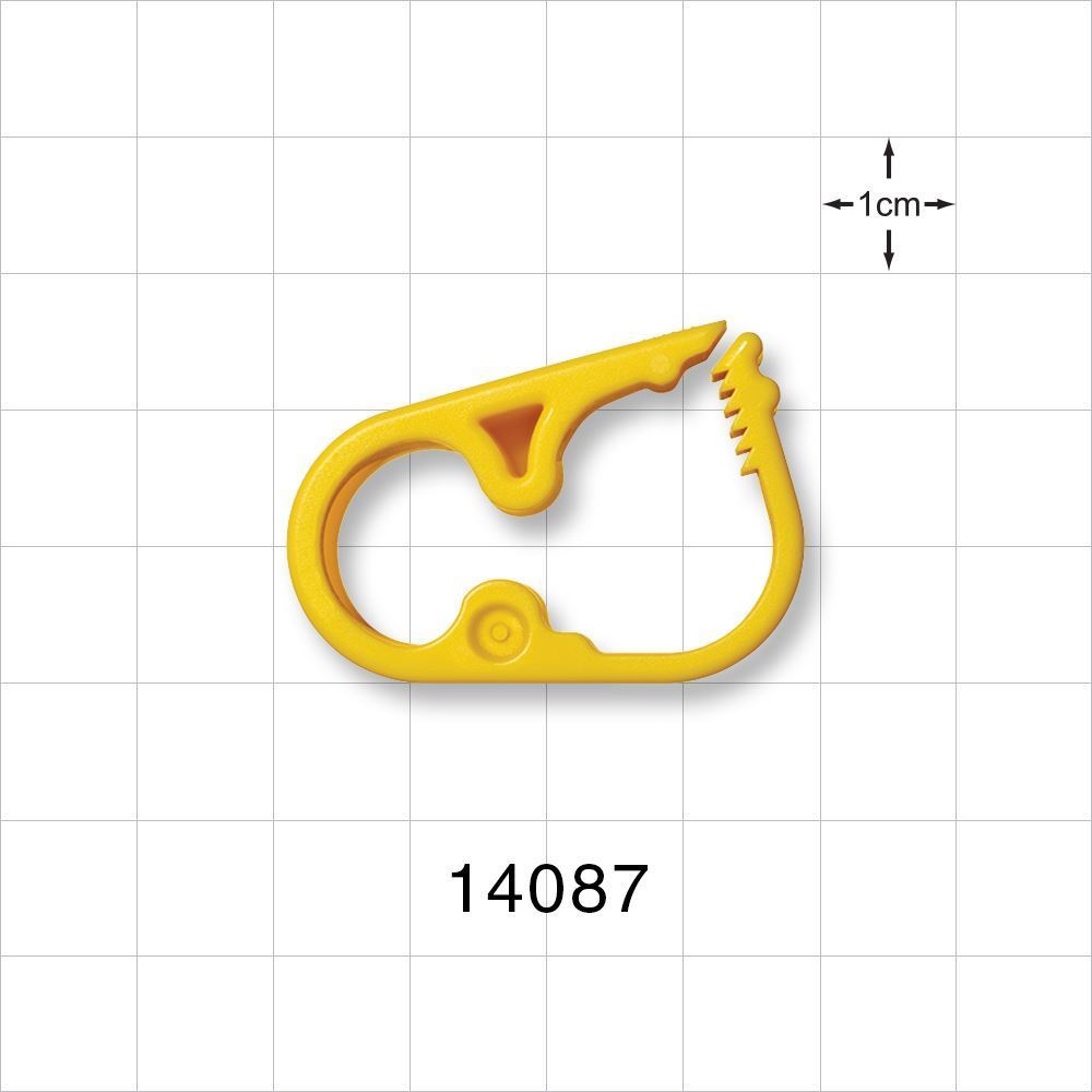 Pinch Clamp, Ratchet-Style, Yellow