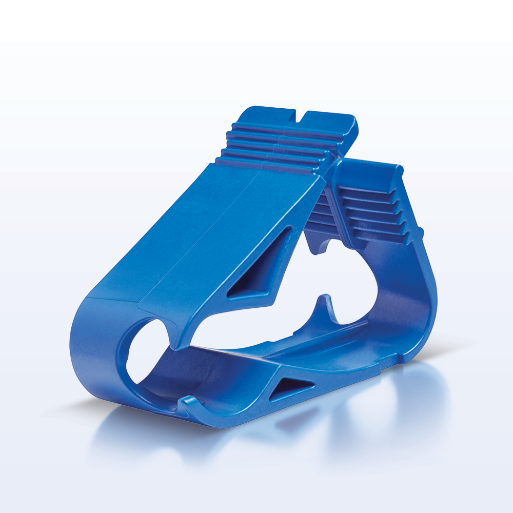 Pinch Clamp, Ratchet-Style, Side-Load, Blue
