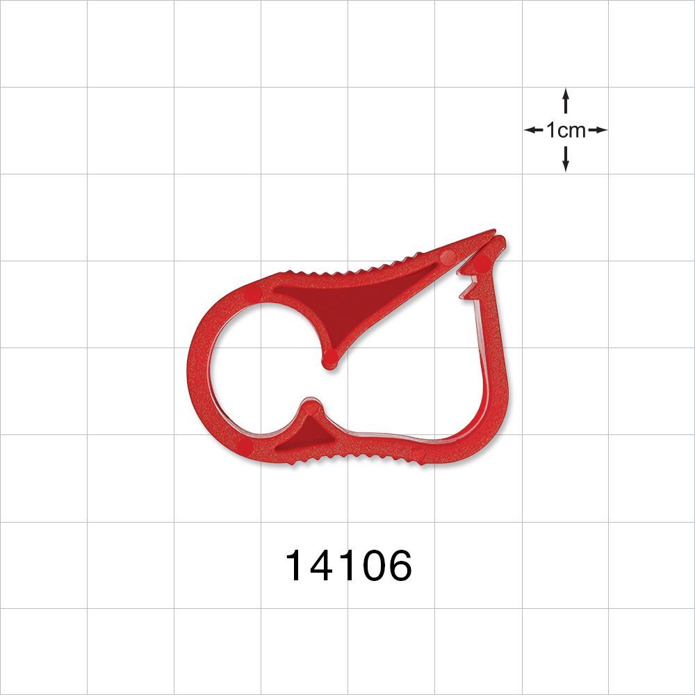 Pinch Clamp, Ratchet-Style, Red