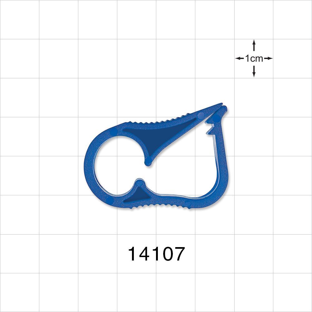 Pinch Clamp, Ratchet-Style, Blue