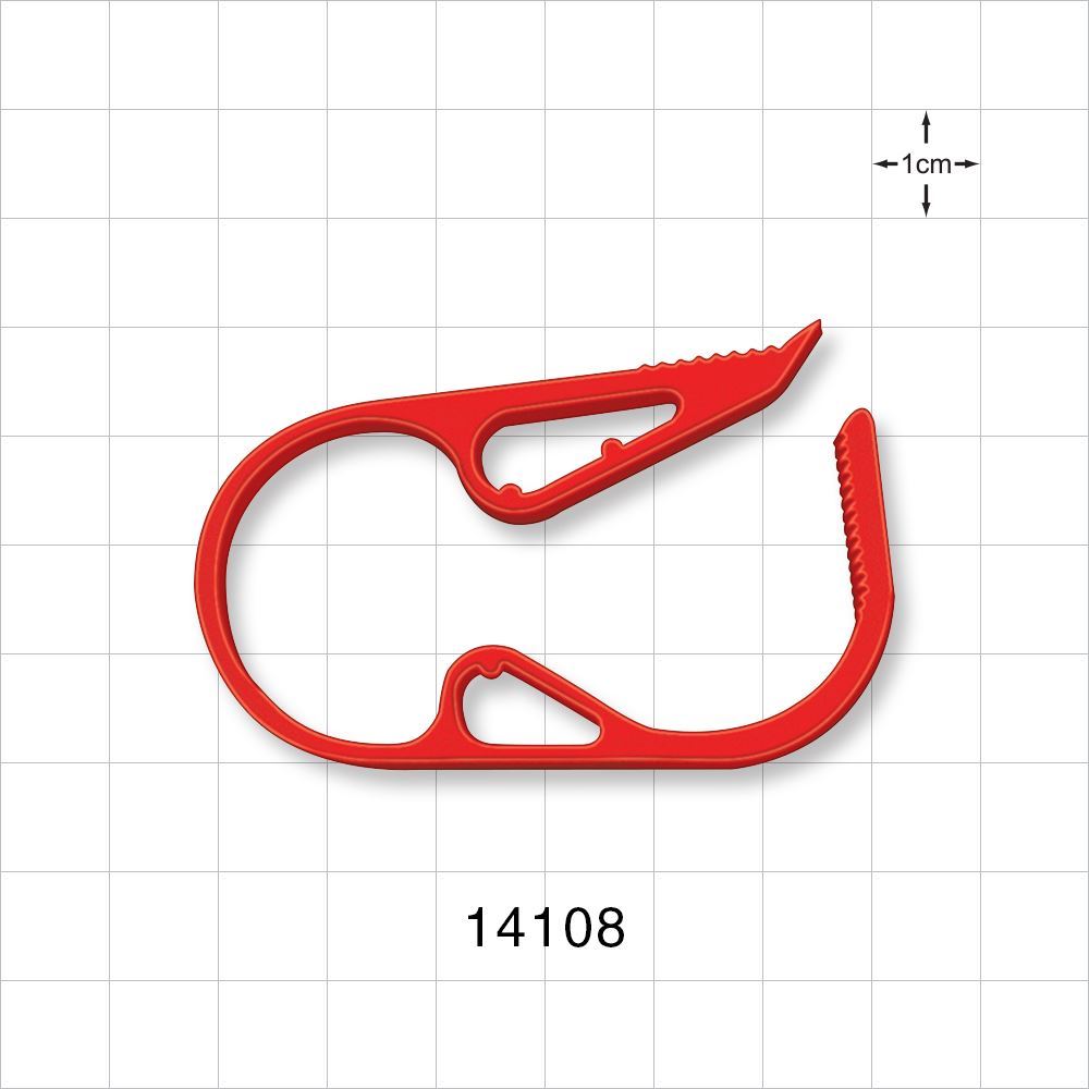 Pinch Clamp, Ratchet-Style, Red
