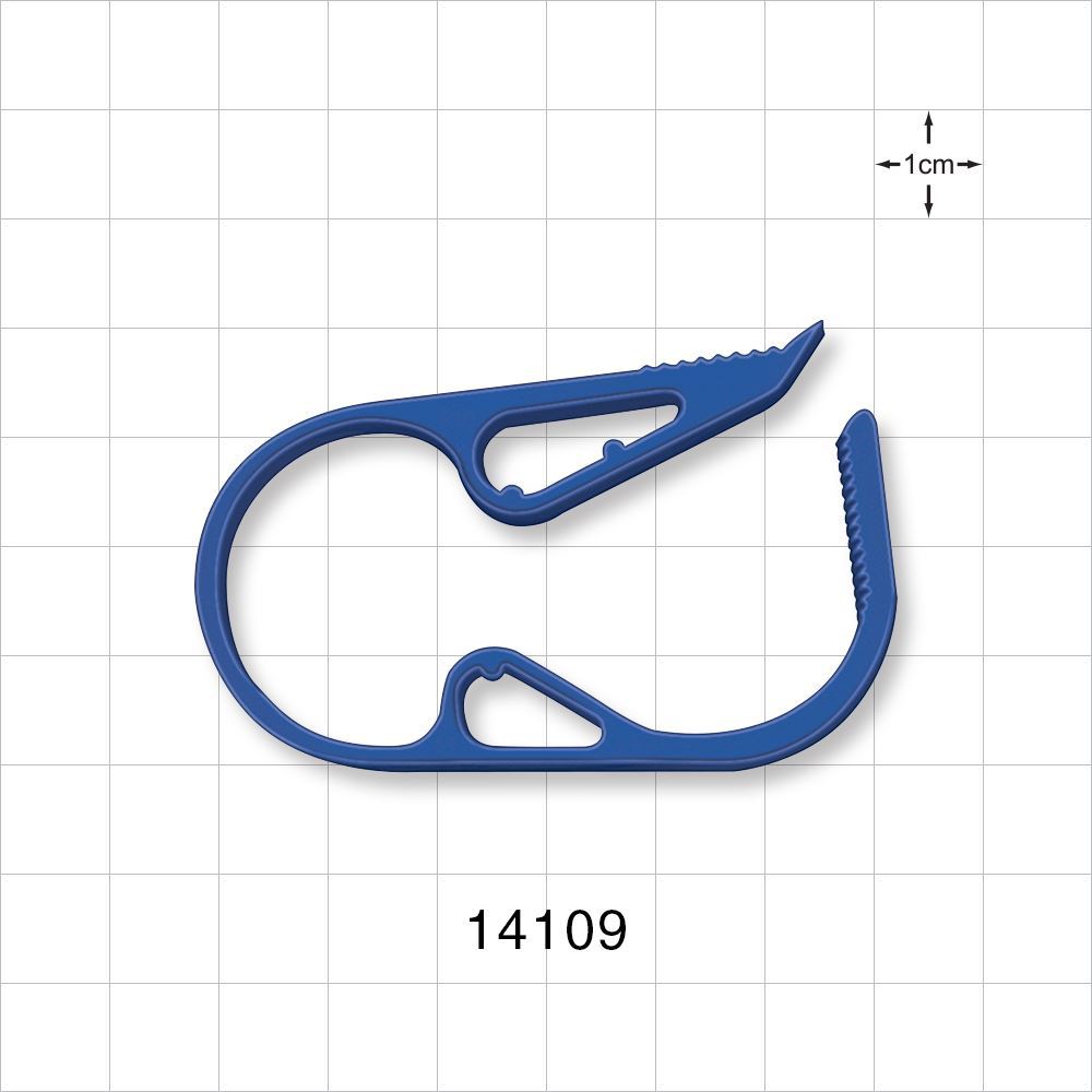 Pinch Clamp, Ratchet-Style, Blue