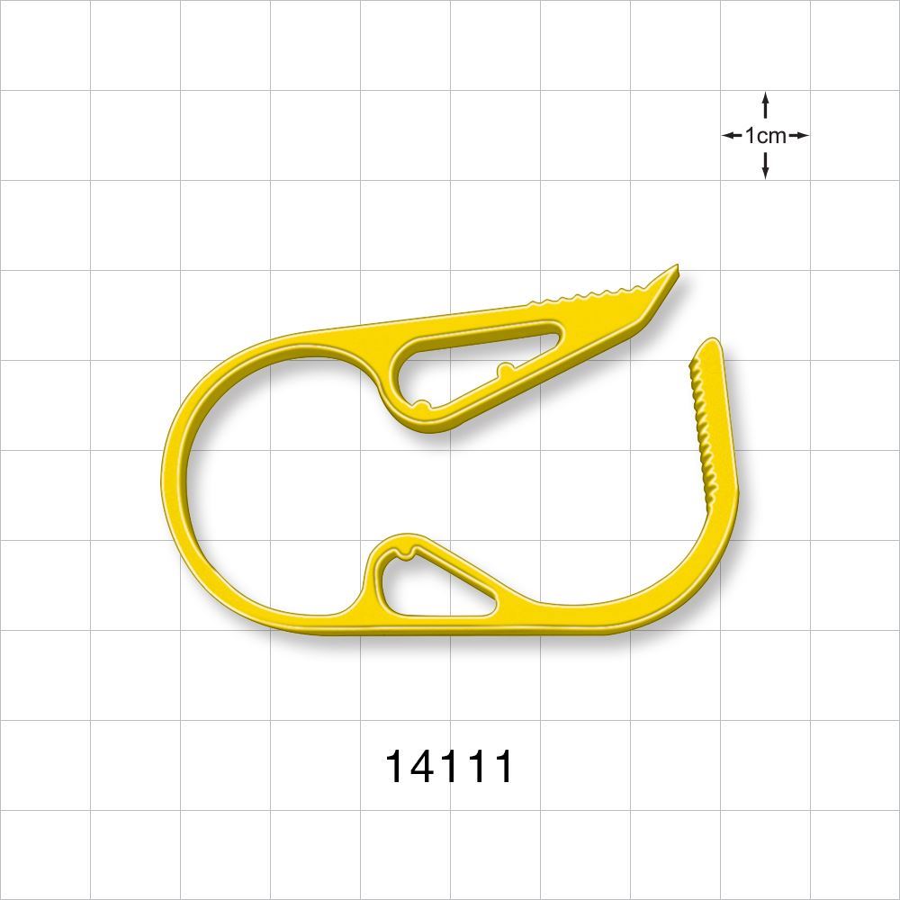 Pinch Clamp, Ratchet-Style, Yellow