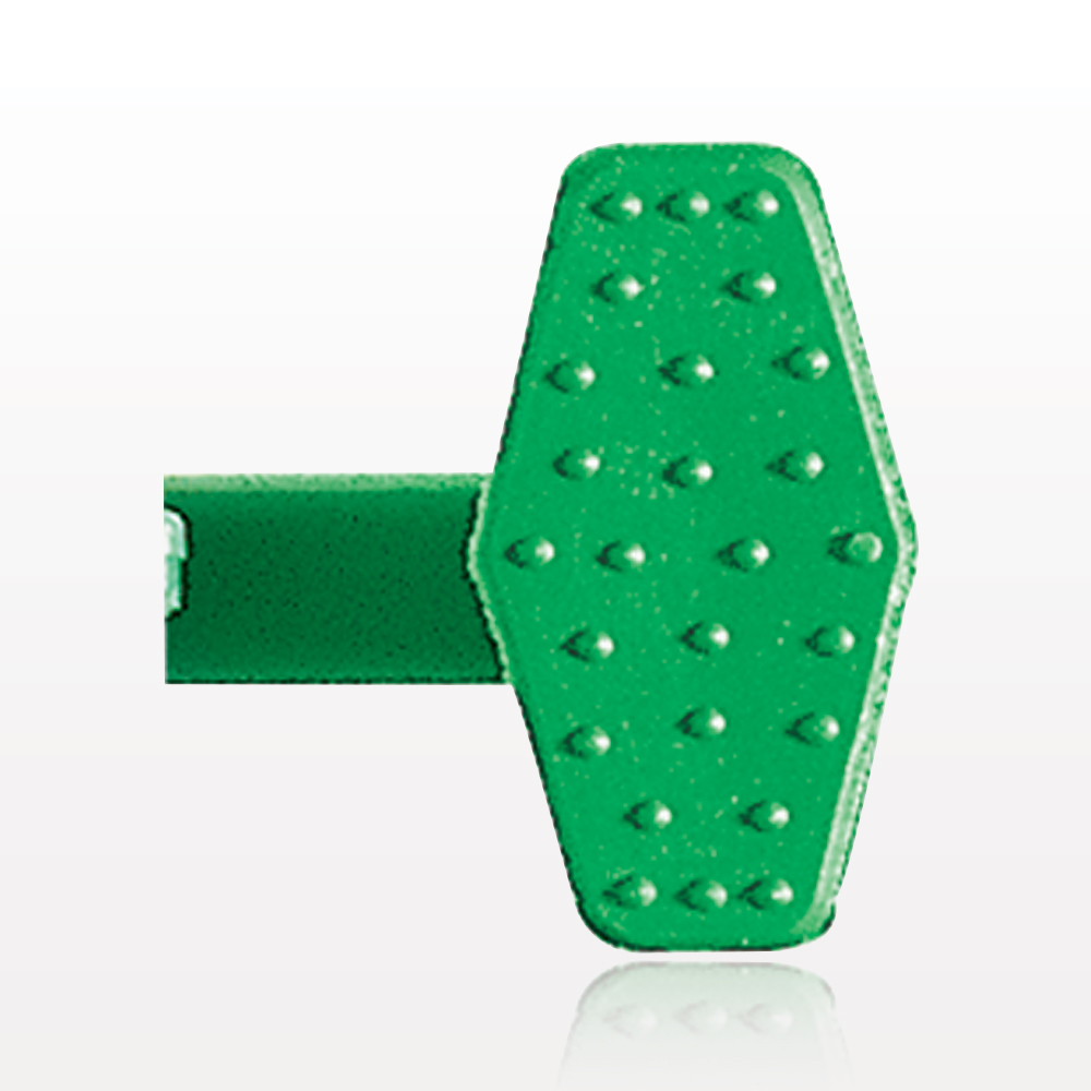 Single-Use Locking Forceps, Green