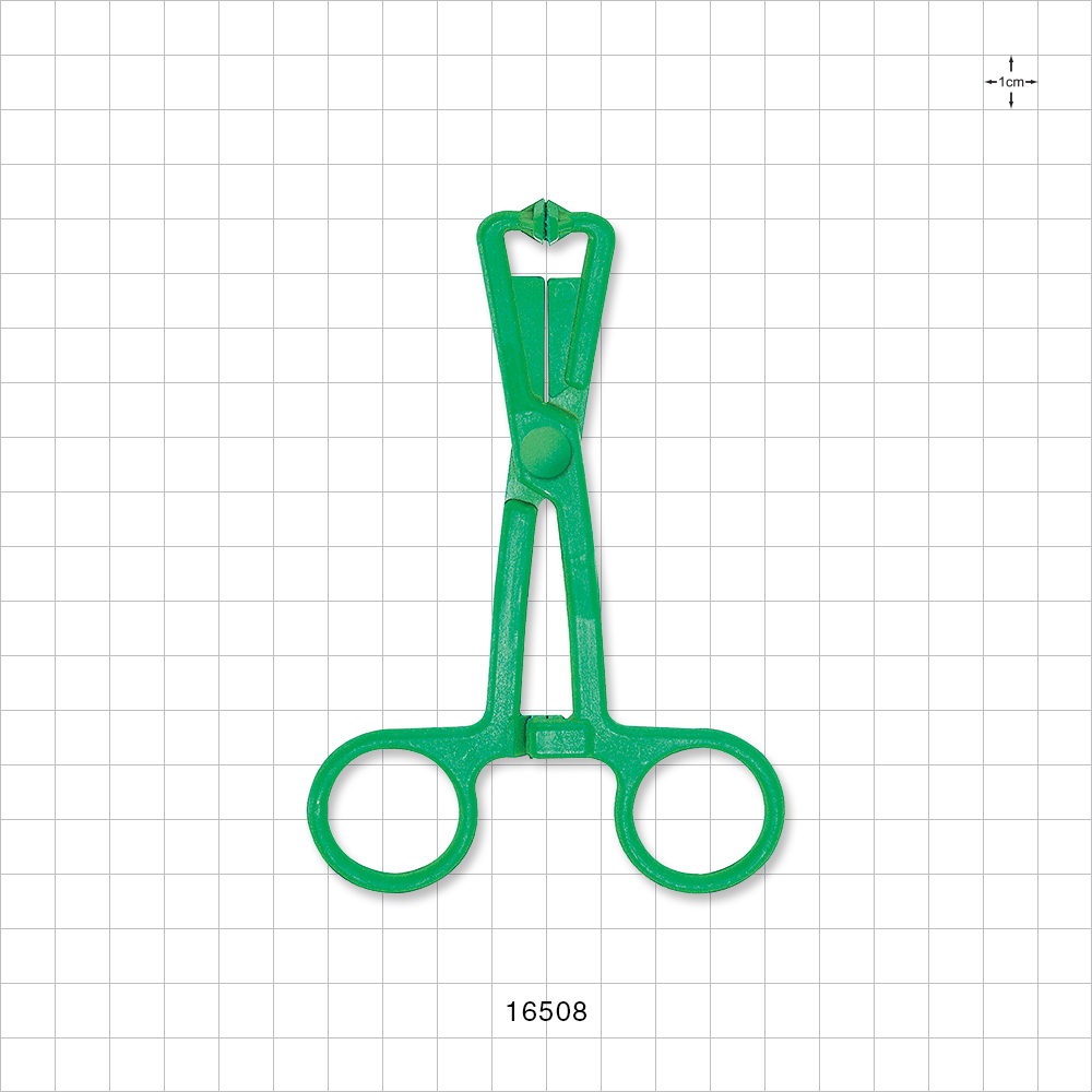 Single-Use Locking Forceps, Green