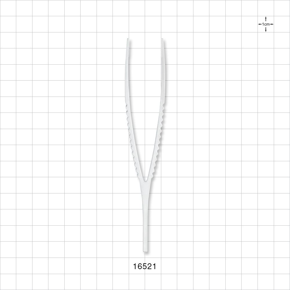 Single-Use Tweezer Forceps, White