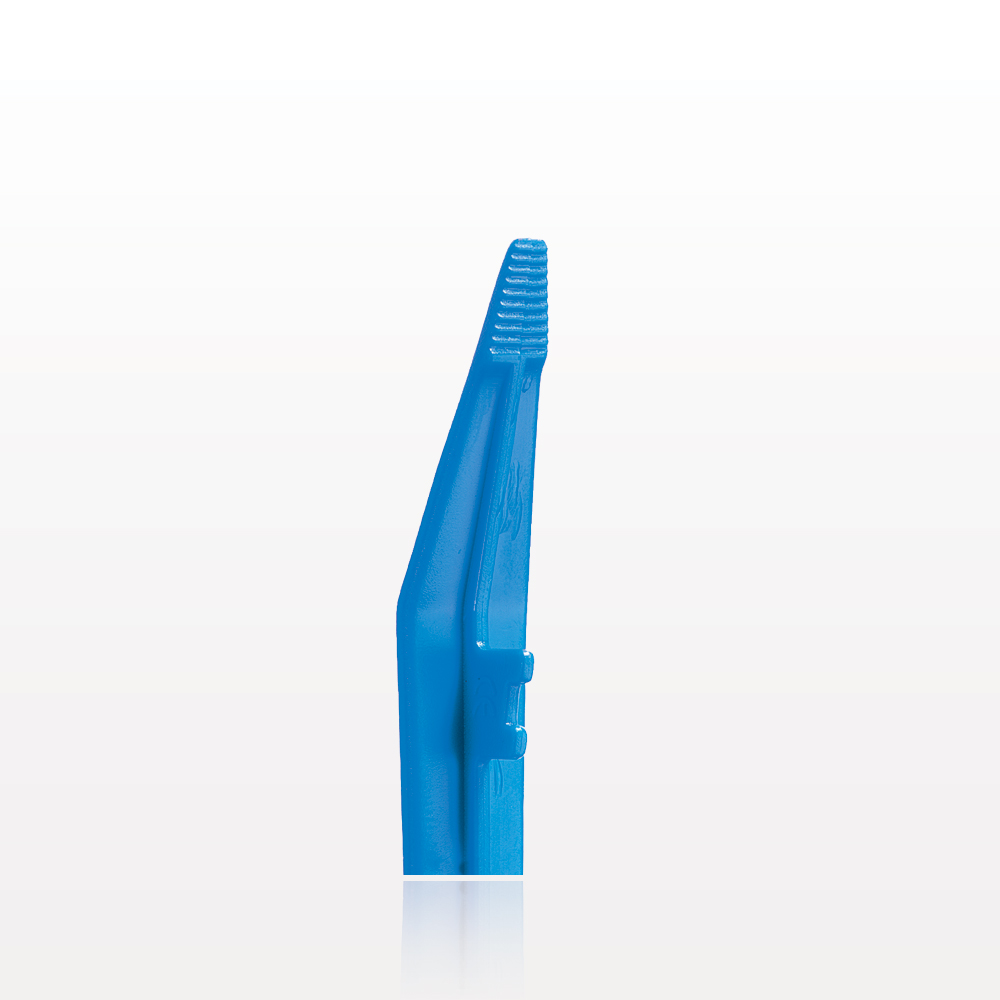 Single-Use Tweezer Forceps, Blue