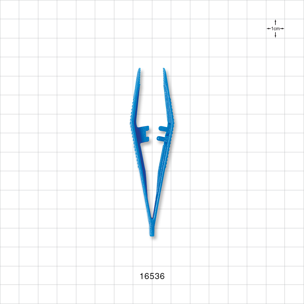 Single-Use Tweezer Forceps, Blue