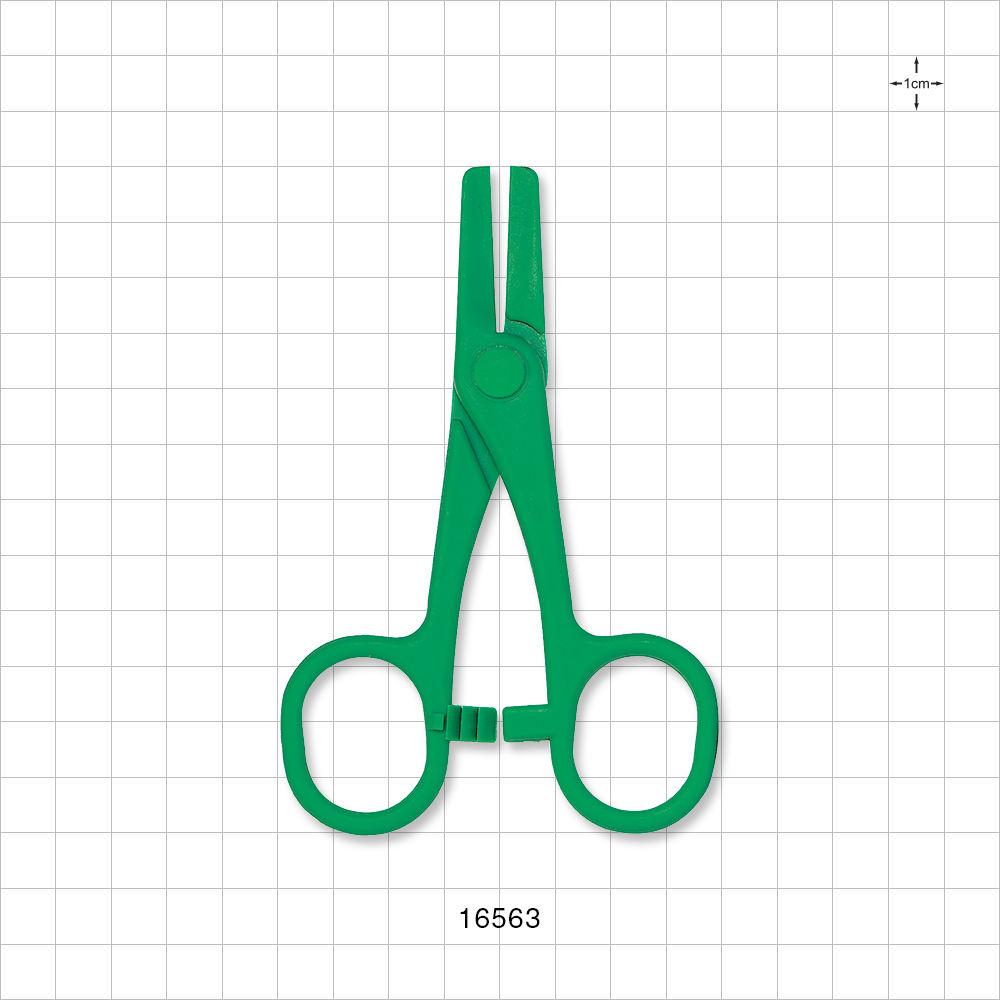 Single-Use Locking Forceps, Green