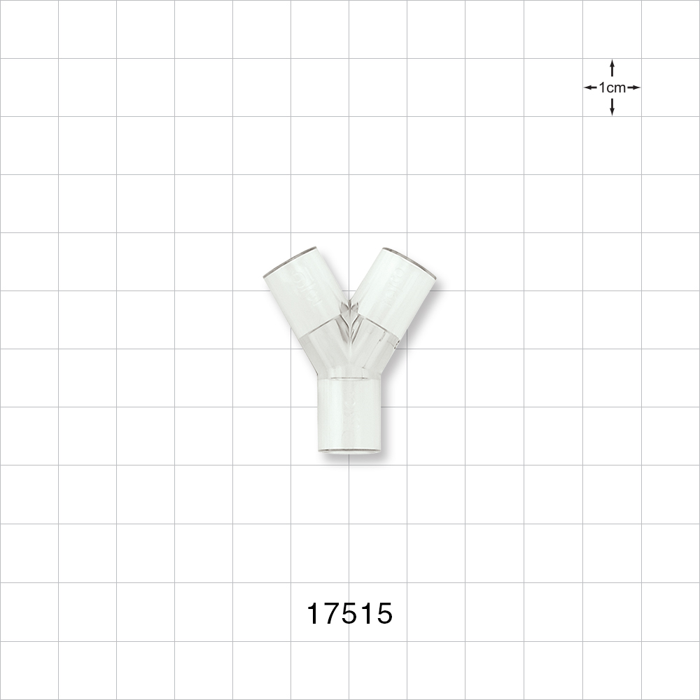 Y Connector, Tubing Ports, Natural