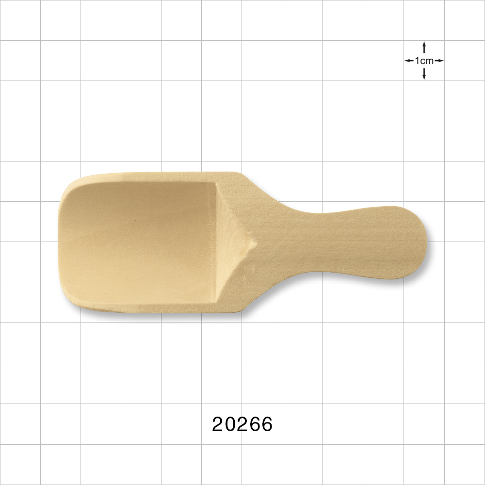 Natural Wooden Scoop