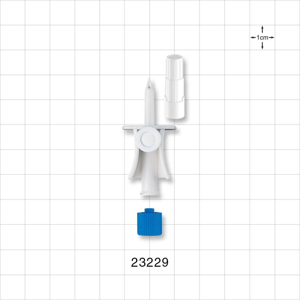 Suregrip™ Vented Mini Transfer Spike with Female Luer Lock, Caps Included