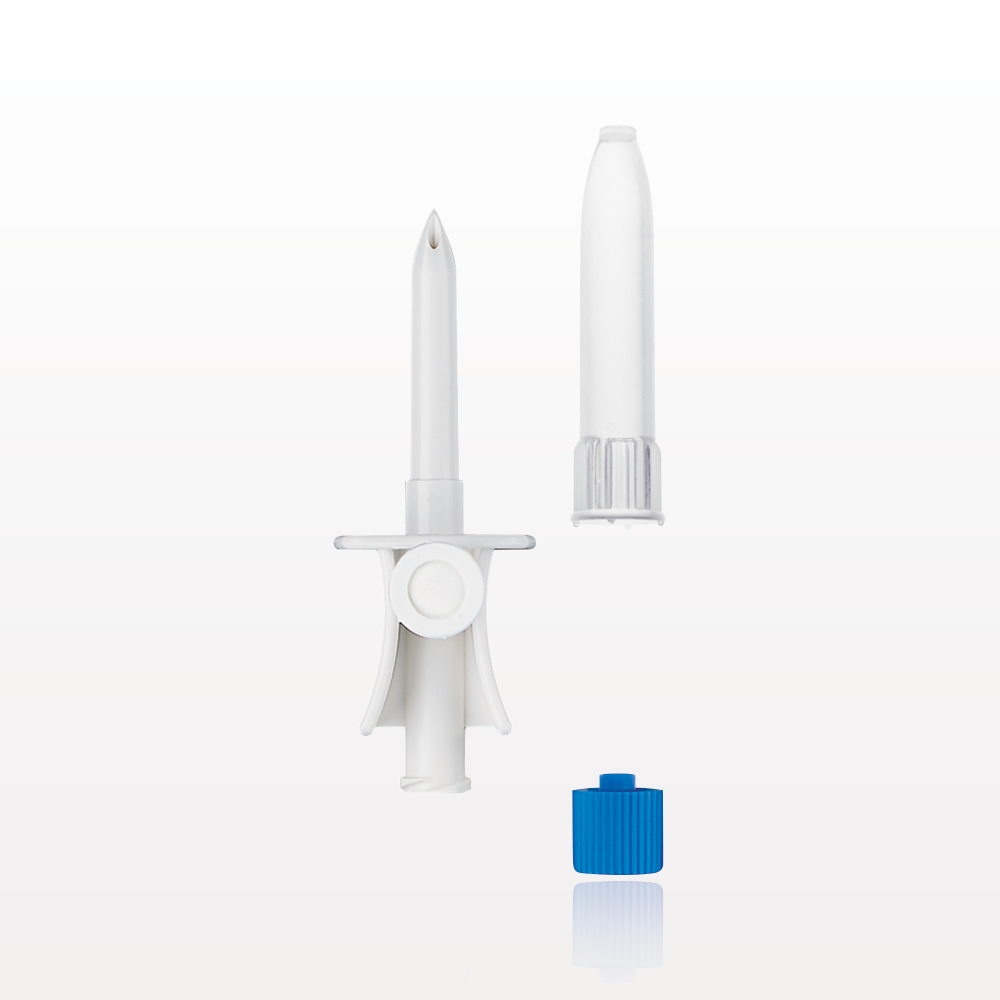 Suregrip™ Vented Transfer Spike with Female Luer Lock, Caps Included